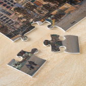 イスラエル,テルアビブ,ビーチフロント,ホテル,夕暮れ ジグソーパズル (側面)