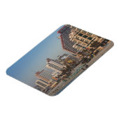 イスラエル，テルアビブ，ビーチフロント，ホテル，夕暮れ マグネット (左側)