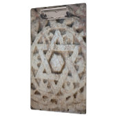 イスラエル，デビッド彫刻の古い星 クリップボード (左)