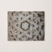 イスラエル,デビッド彫刻の古い星 ジグソーパズル (横)