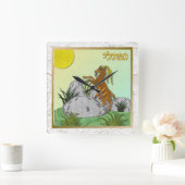 イスラエル・ナフタリの十二部族 スクエア壁時計 (ホーム)