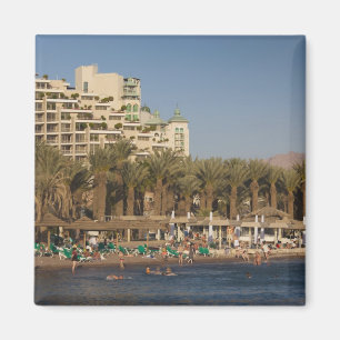 イスラエル、ネゲフ、アイラト、紅海のビーチフロント マグネット