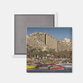 イスラエル、ネゲフ、アイラト、紅海のビーチフロント マグネット (正面/裏面)