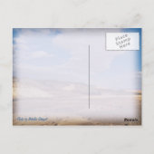 イスラエル・ネゲブ砂漠 ポストカード (裏面)