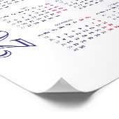 イスラエル・ハイファのバハイ・ガーデンズ2024年ポスター ポスター (角)