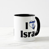イスラエル フラッグ 愛してる マグカップ (正面右)