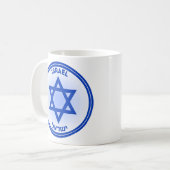 イスラエル・ヘリテージ・エンブレム コーヒーマグカップ (正面左)