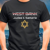 イスラエル・ヨデヤ・サマリア(ヨルダン川西岸地区ではない) Tシャツ