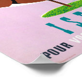 イスラエル・ヴィンテージ旅行ポスター復元 ポスター (角)