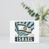 イスラエル・ヴィンテージ旅行ポスター シーズンポストカード (スタンド正面)