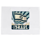 イスラエル・ヴィンテージ旅行ポスター ラージペーパーバッグ (裏面)