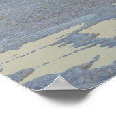 イスラエル,死海,エイン・ボケク,死海,夕暮れ ポスター (角)