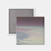 イスラエル，死海，エイン・ボケク，死海，夕暮れ マグネット (正面/裏面)