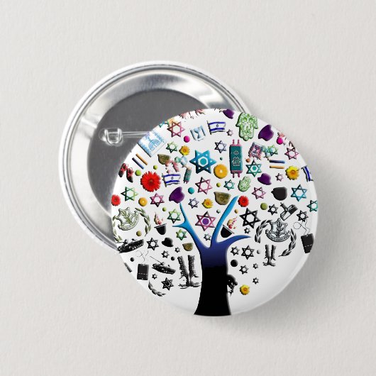 イスラエル 缶バッジ (正面&裏面)