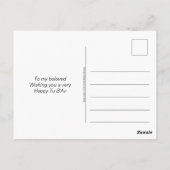 イスラエル Tu B'Av 私たちぴったりカップルバレンタイン ポストカード (裏面)