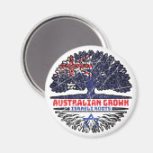 イスラエルAustralianオーストラリアの木の根 マグネット (正面/裏面)