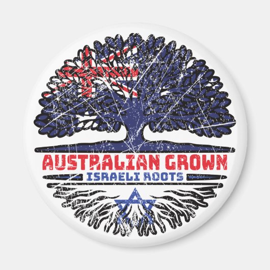 イスラエルAustralianオーストラリアの木の根 マグネット (正面)