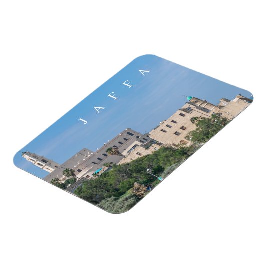 イスラエルJaffaオールドタウンビュー冷蔵庫用マグネット マグネット (左側)