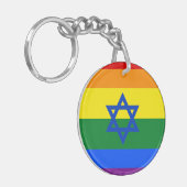 イスラエルLGBT キーホルダー (正面左)
