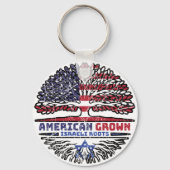イスラエルUS American USA統一された州ツリー キーホルダー (裏面)