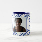 イスラエ最高のルのMUM写真 ツートーンマグカップ (中央)