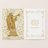 イスラエ生まれルの聖降誕祭の王である 箔カード (内部)