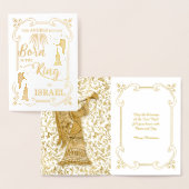 イスラエ生まれルの聖降誕祭の王である 箔カード (ディスプレー)