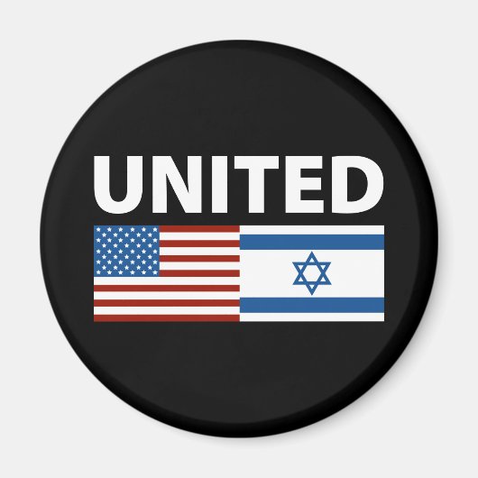 イスラエ統一されたルと共に マグネット (正面)