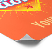 イスラサオナカリブのドミニカ共和国レトロ ポスター (角)