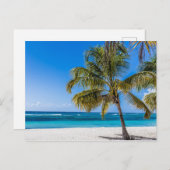 イスラサオナビーチドメニカン共和国ギフトポスター シーズンポストカード (正面/裏面)