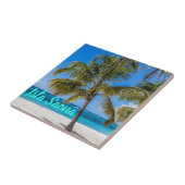 イスラサオナビーチドメニカン共和国ギフト タイル (側面)