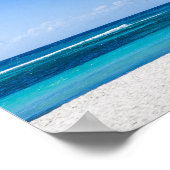 イスラサオナビーチドメニカン共和国ギフト ポスター (角)