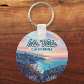 イスラビスタカリフォルニアサンタバーバラゴレタカレッジ キーホルダー (正面)