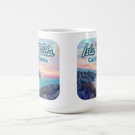 イスラビスタカリフォルニアサンタバーバラゴレタカレッジ コーヒーマグカップ (中央)