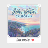 イスラビスタカリフォルニアサンタバーバラゴレタカレッジ シール (シート)