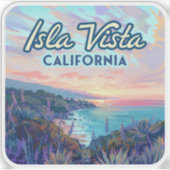 イスラビスタカリフォルニアサンタバーバラゴレタカレッジ シール (正面)