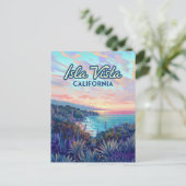 イスラビスタカリフォルニアサンタバーバラゴレタカレッジ ポストカード (スタンド正面)