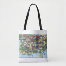 イスラビスタマップトートバッグ