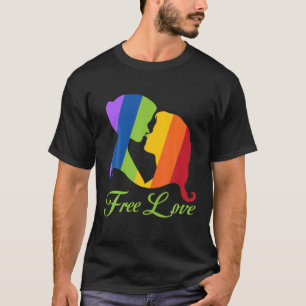 イスラブプライド感じ誇りを持ったレインボーカッコいいコ Tシャツ