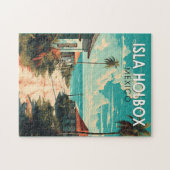 イスラホルボックスメキシコトラベルアートヴィンテージ ジグソーパズル (横)