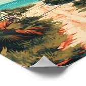 イスラホルボックスメキシコトラベルアートヴィンテージ ポスター (角)