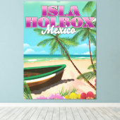 イスラホルボックスメキシコ キャンバスプリント (インサイチュ (ウッドフロア))