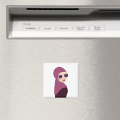 イスラムのスカーフのムスリマヒジャブレディスタイル マグネット (インサイチュ (食洗機))