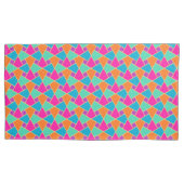 イスラムのモザイク明るい色の金ゴールド効果アウトライン 枕カバー (正面左)