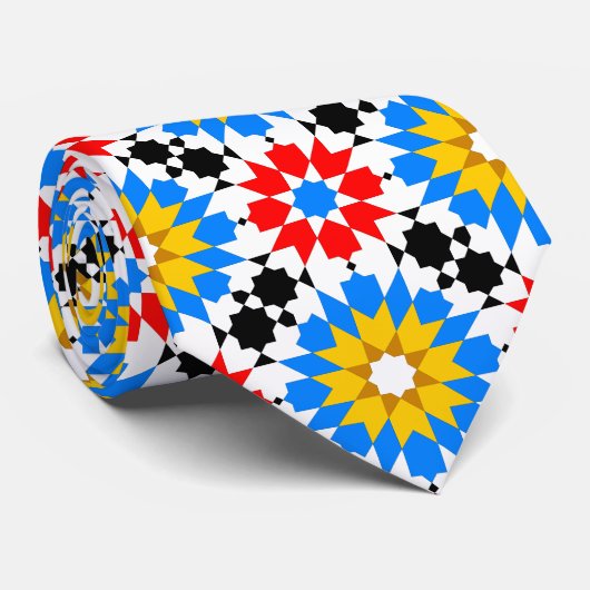 イスラムの幾何学模様のネクタイ ネクタイ (ロール)