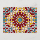 イスラムの幾何学模様はがき ポストカード (正面)