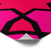 イスラムの幾何学的なモチーフは、非常に良い ポスター (角)