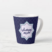 イスラムの幾何学的パターン カフェラテマグ (右アングル)