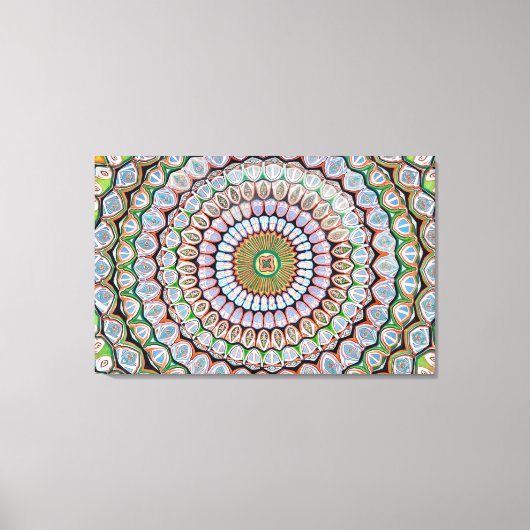 イスラムの幾何学的パターン キャンバスプリント (正面)