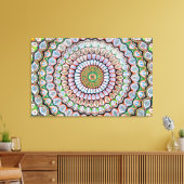 イスラムの幾何学的パターン キャンバスプリント (インサイチュ (リビング))